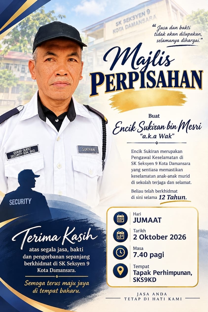 Majlis Perpisahan Encik Sukiran bin Mesri @ Wak